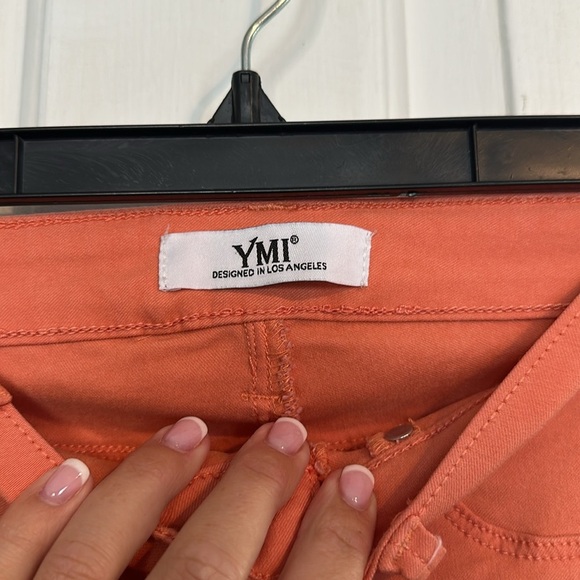 YMI Orange Jeggings size medium women’s - Picture 4 of 5